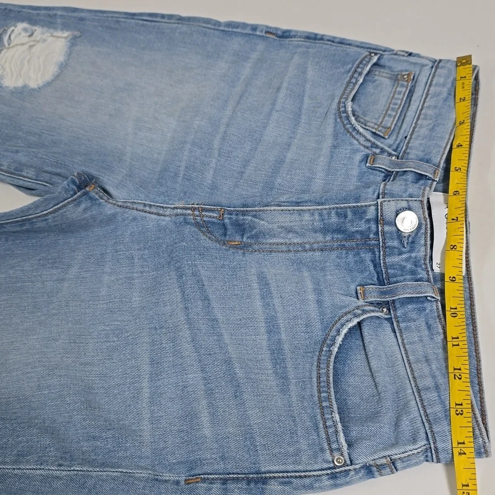 IRO • Genn Light Wash Distressed Chain Skinny Jeans